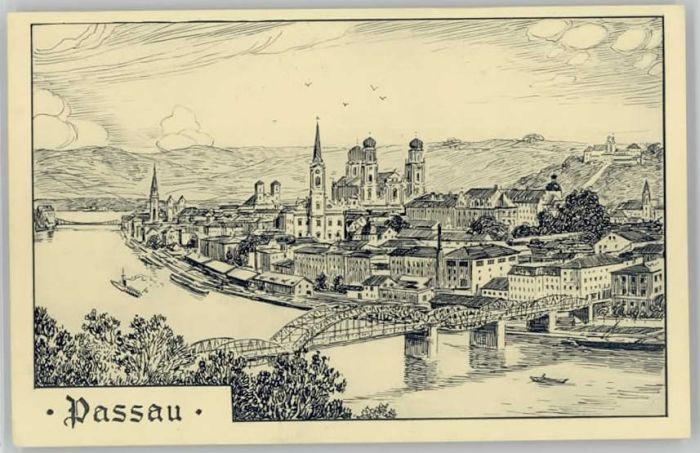 Passau  ungelaufen ca. 1920