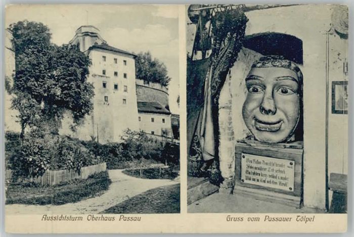 PAssAU Bayern Turm Oberhaus x 1910
