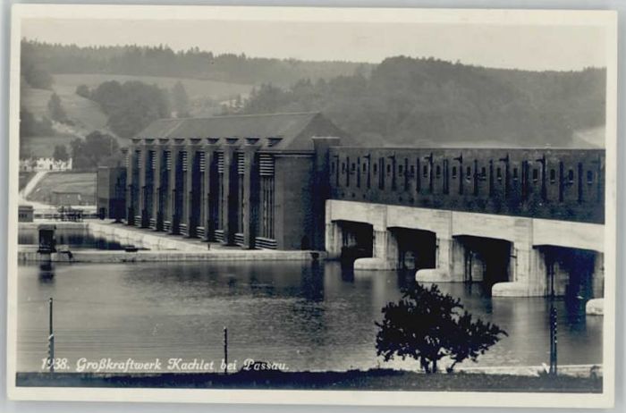PAssAU Bayern Grosskraftwerk Kachlet