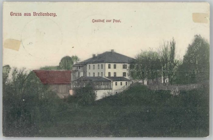 Breitenberg Niederbayern Gasthof Post x 1911