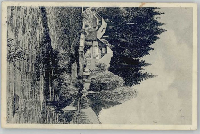 Bad Hals Zur Triftsperre KünstlerLindner x 1930