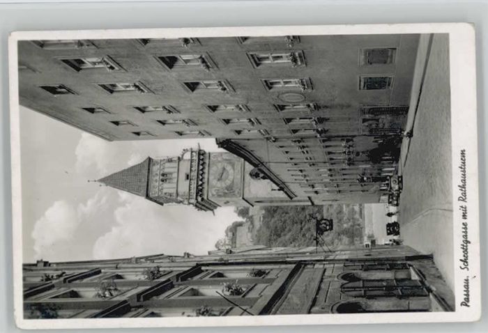 PAssAU Bayern Schrottgasse Rathausturm