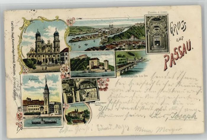 Passau Oberhaus Rathaus x 1900