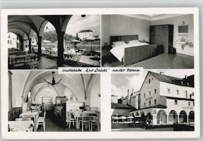 PAssAU Bayern Gaststaette Zur Laube x 1965
