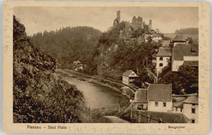 PAssAU Bayern Burgruine Hals x 1928