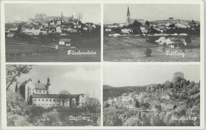 Saldenburg Fürstenstein Englburg Tittling x 1936