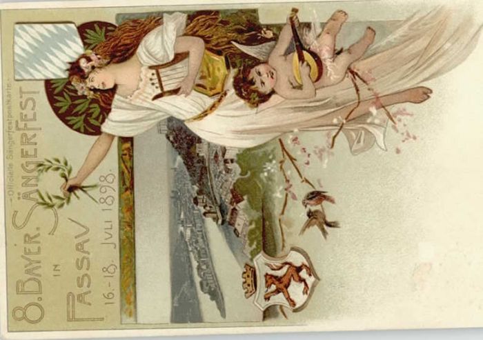 Passau Sängerfest o 1898