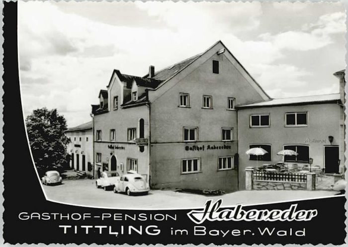 Tittling Gasthof Habereder ungelaufen ca. 1965