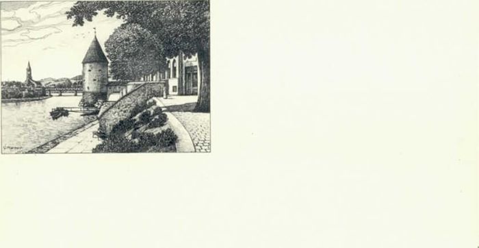 Passau Pulverturm ungelaufen ca. 1920