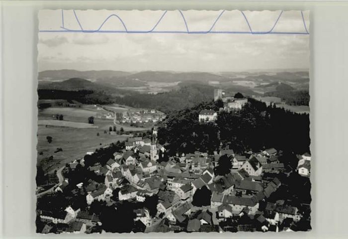 Falkenstein Oberpfalz Fliegeraufnahme o 1964