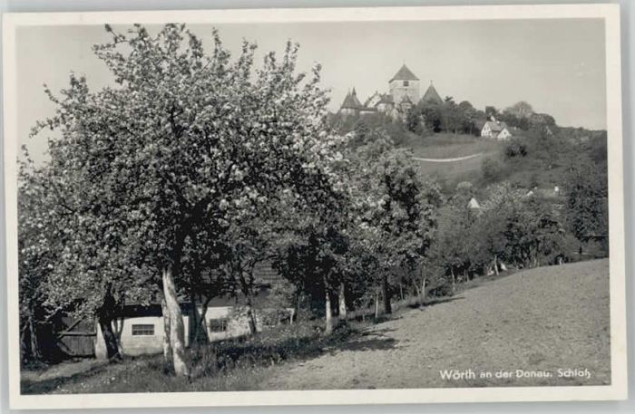 Woerth Donau ungelaufen ca. 1955