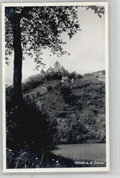 Woerth Donau ungelaufen ca. 1955