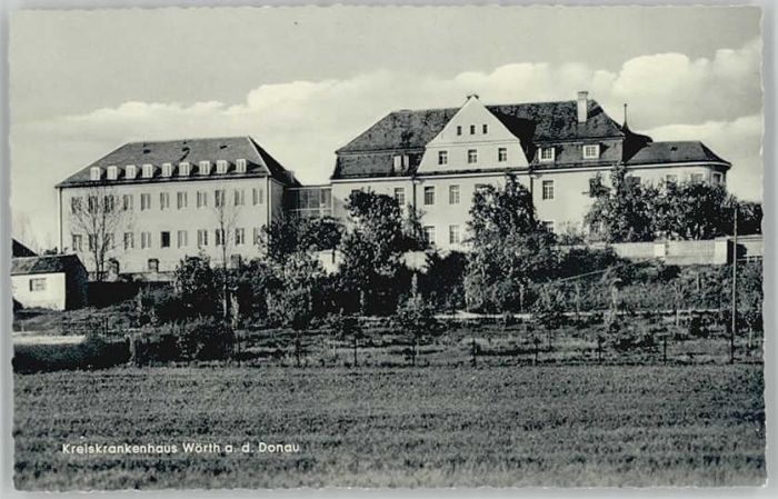Woerth Donau rankenhaus ungelaufen ca. 1955