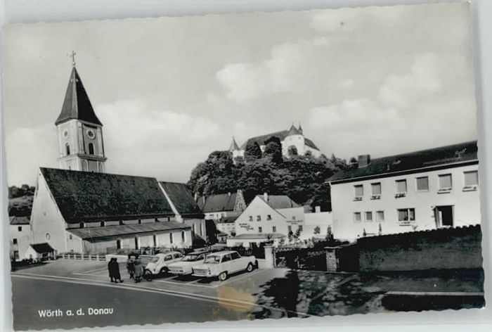 Woerth Donau ungelaufen ca. 1955