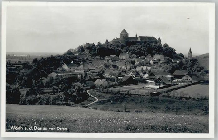 Woerth Donau ungelaufen ca. 1955