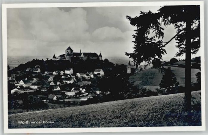 Woerth Donau ungelaufen ca. 1955