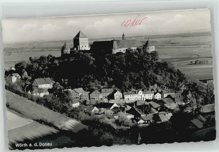 Woerth Donau ungelaufen ca. 1955