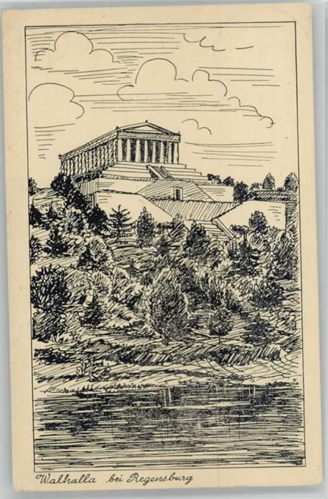 REGENSBURG Bayern Walhalla x 1944
