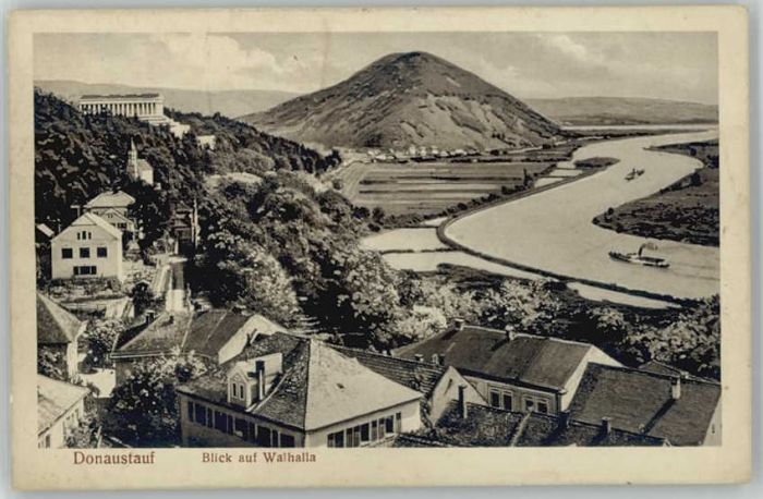 Donaustauf Walhalla ungelaufen ca. 1920