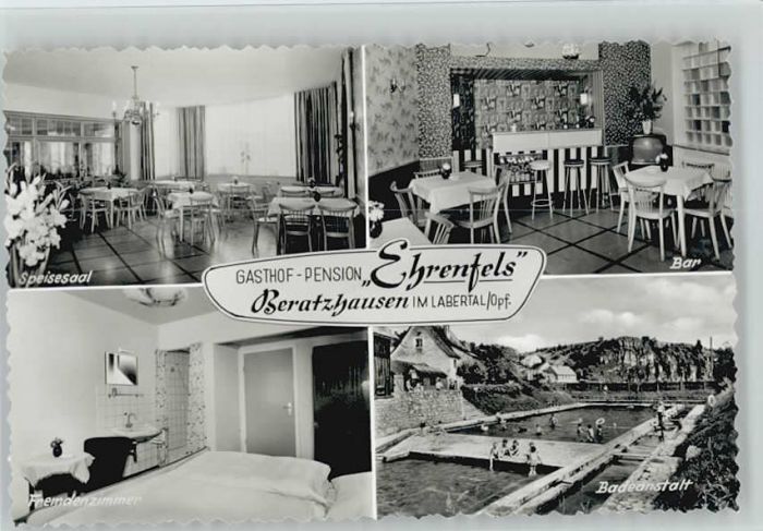Beratzhausen Gasthof Pension Ehrenfels ungelaufen ca