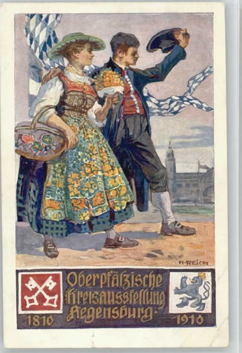 Regensburg sifgn. Reich Feldpost x 1910