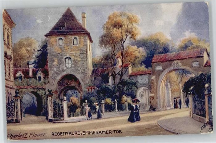 REGENSBURG Bayern Emmeramer Tor x 1914