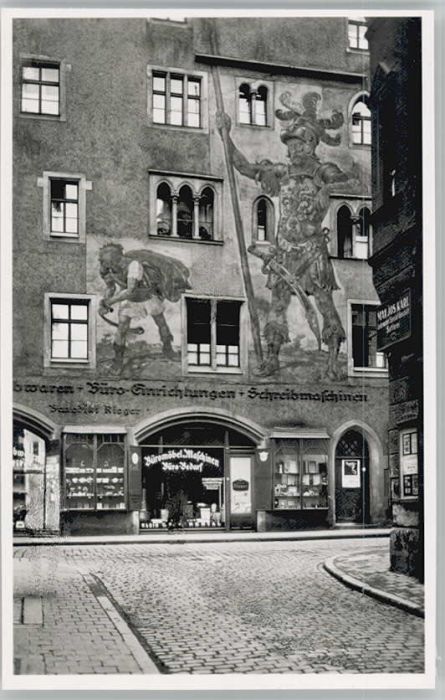 REGENSBURG Bayern Riese Goliath Haus ungelaufen ca. 1955