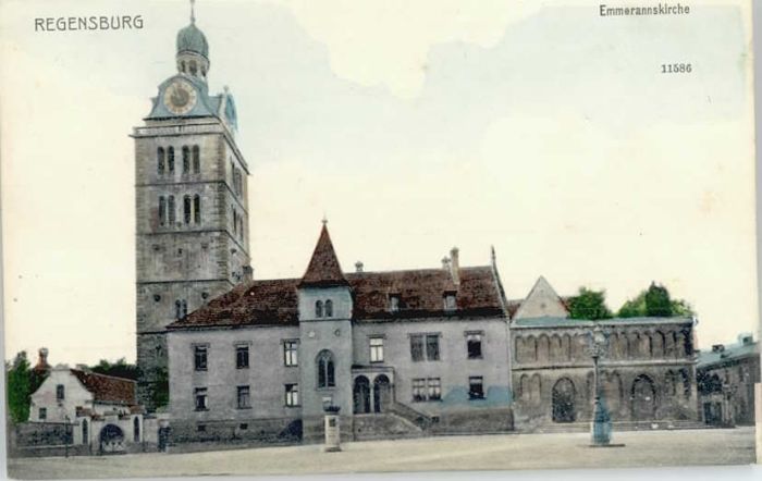 REGENSBURG Bayern Emmeranns Kirche  ungelaufen ca. 1900