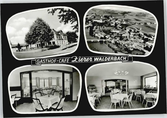 Walderbach Gasthof Zierer ungelaufen ca. 1965
