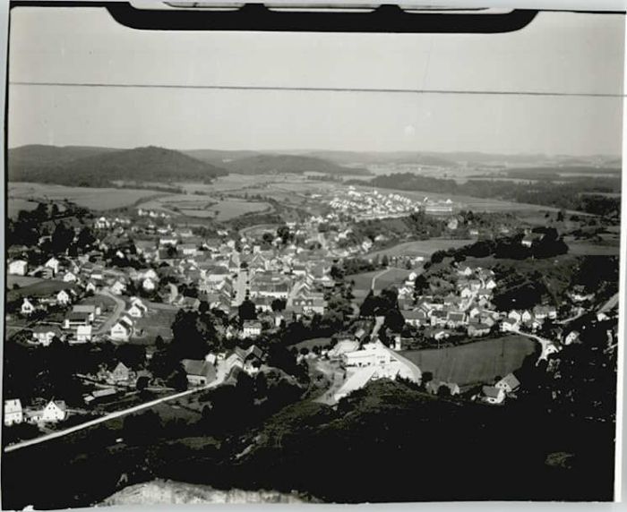 Beratzhausen Fliegeraufnahme ungelaufen ca. 1965
