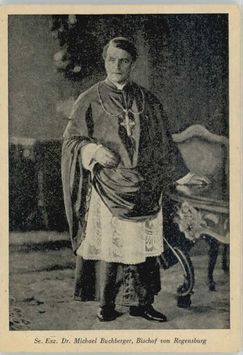 REGENSBURG Bayern Dr. Michael Buchberger ungelaufen ca. 1920