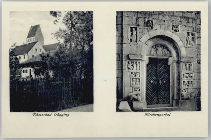 Bad Goegging ungelaufen ca. 1920