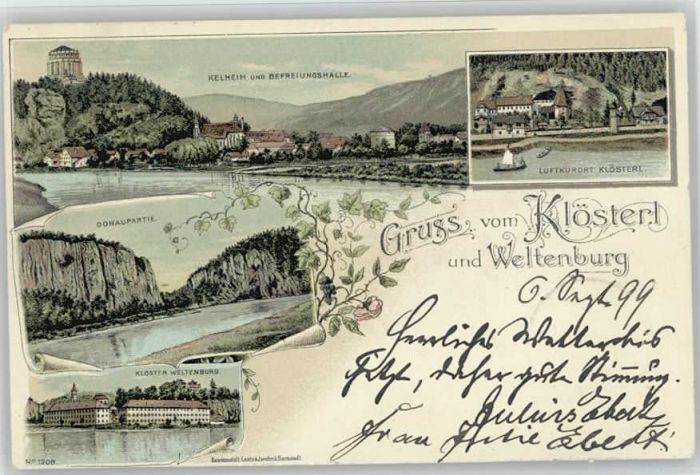 Kelheim Kloesterl Befreiungshalle Kloster Welte