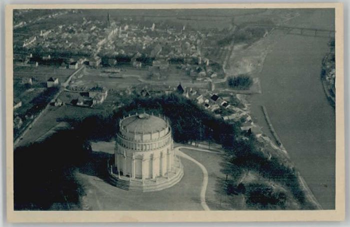 Kelheim Fliegeraufnahme Befreiungshalle ungelau