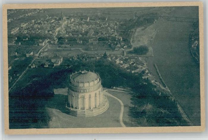 Kelheim Fliegeraufnahme Befreiungshalle ungelau