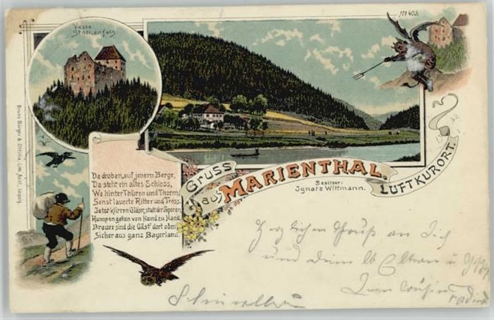 Marienthal Regenstauf  x 1904