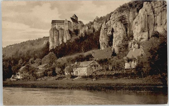 Riedenburg Altmuehltal Riedenburg Schloss Prunn ungelaufen ca.