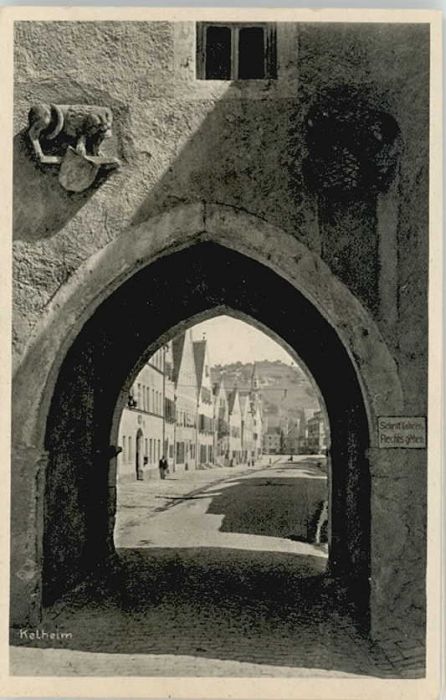 Kelheim Donautor ungelaufen ca. 1920