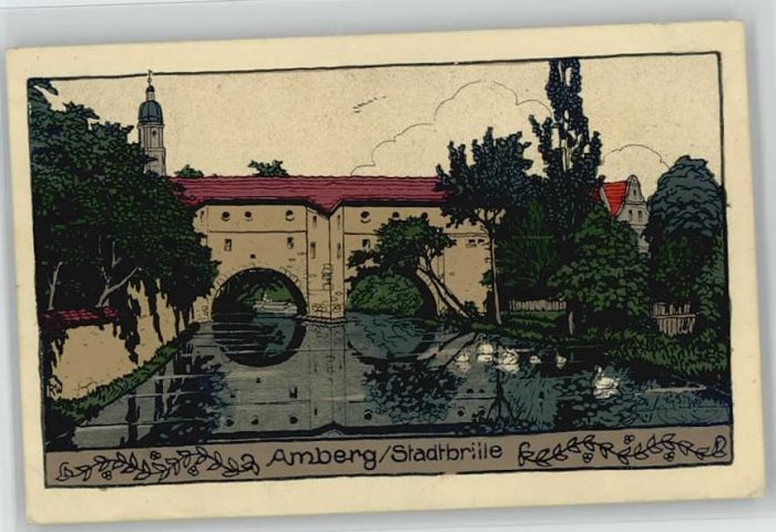 Amberg Oberpfalz Stadtbrille x 1913