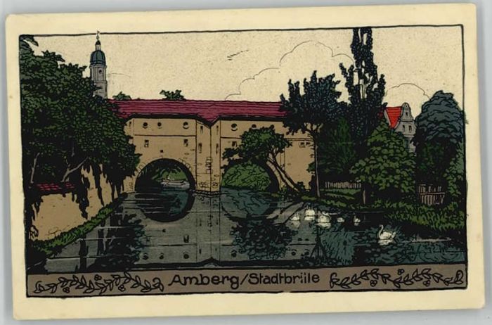 Amberg Oberpfalz Amberg Stadtbrille x 1914