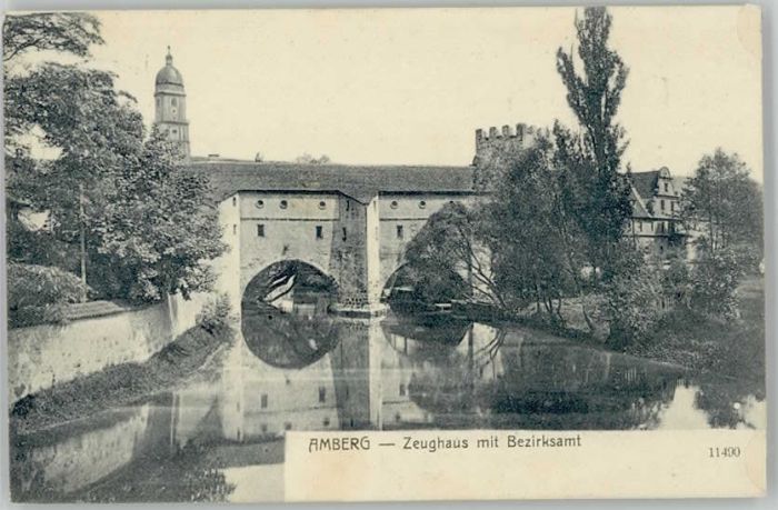 Amberg Oberpfalz Amberg Bezirksamt Zeughaus x 1905