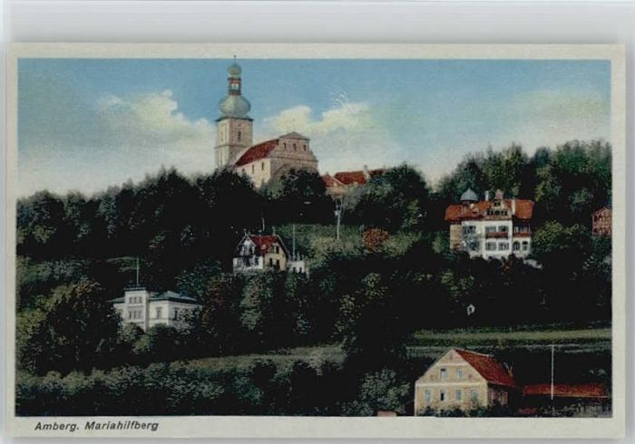 Amberg Oberpfalz Amberg Mariahilfberg ungelaufen ca. 192