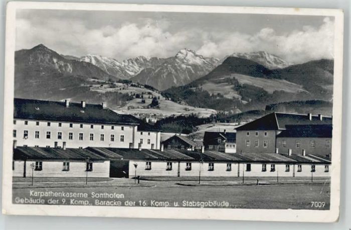 Sonthofen Oberallgaeu arpathen Kaserne