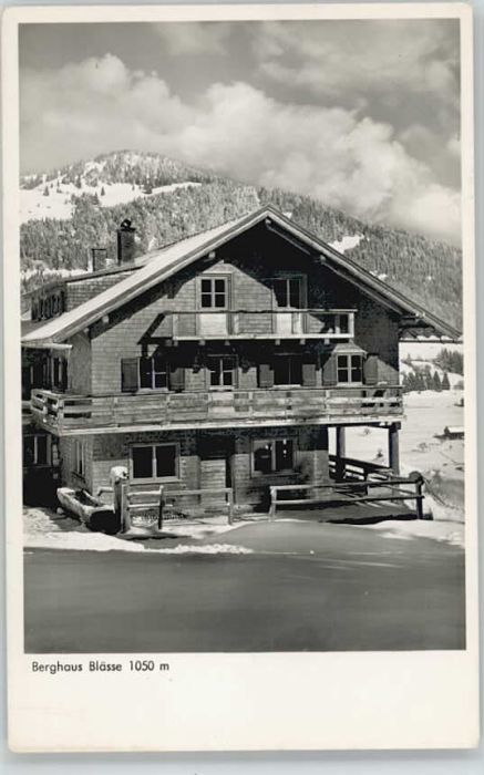 Sonthofen Oberallgaeu erghaus Blasse