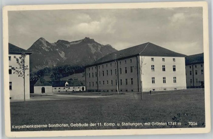 Sonthofen Oberallgaeu arpathen Kaserne