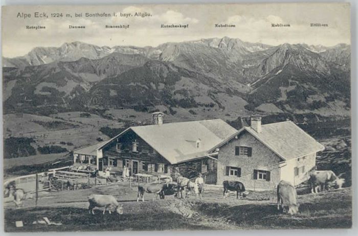 Sonthofen Oberallgaeu ck Alpe 1