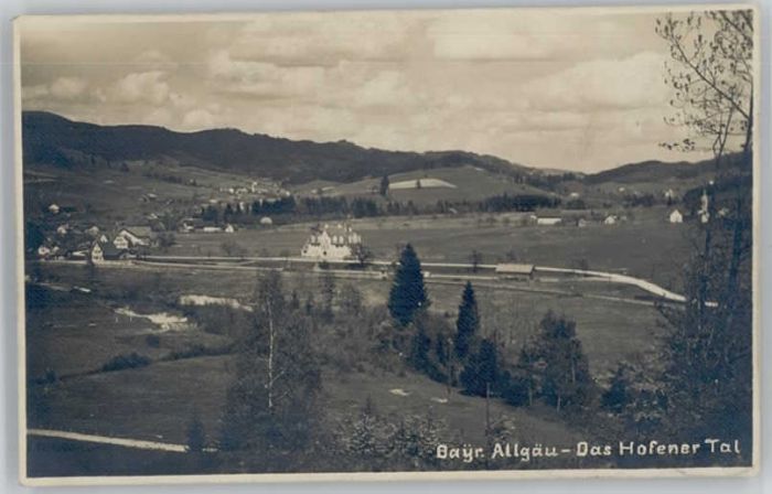 Sonthofen Oberallgaeu ofener Tal