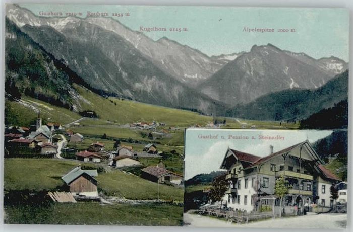 Hinterstein Bad Hindelang Hinterstein Gasthof Pension zum Steinad