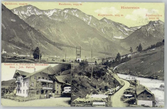 Hinterstein Bad Hindelang Hinterstein Gasthof Pension zum Steinad