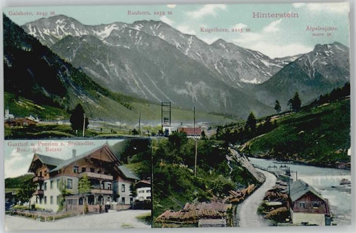 Hinterstein Bad Hindelang Hinterstein Gasthof Pension zum Steinad